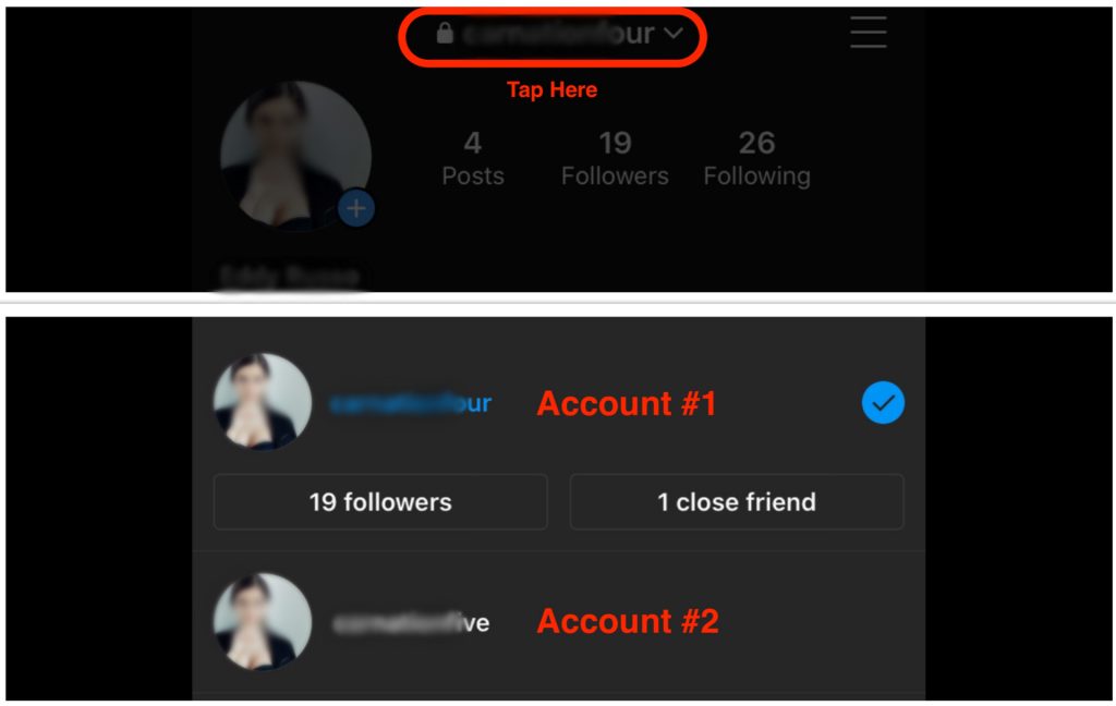 Shows how to display linked accounts.
